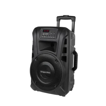KM1710 Hordozható aktív hangfal,10coll 20W,USB/SD/BT/AUX/FM/MIC