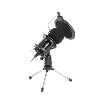 KOM1052 Mikrofon számítógéphez, 3,5mm jack csatlakozóval REBEL