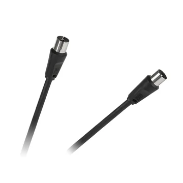 KPO2735A-3  RF kábel, fekete színű (koax dugó - koax aljzat), 3m