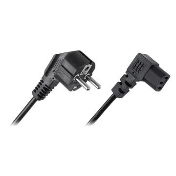 KPO2772B Számítógép hálózati tápkábel, földelt 3pin, pipa dugóval, 1,5m