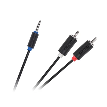 KPO3952-1 3,5 Jack - 2RCA kábel 1m Cabletech standard