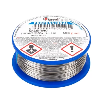 LUT0108-100 Forrasztó cin 1,2mm, 100g