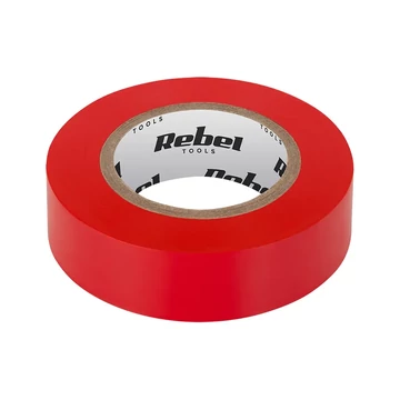 NAR0425 PVC Szigetelőszalag, piros, 0,13mmx19mmx10yd