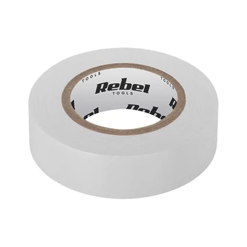 NAR0430 PVC Szigetelőszalag, fehér, 0,13mmx19mmx10yd