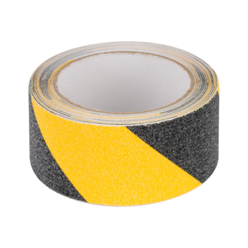 NAR0481 Csúszásgátló szalag, fekete - sárga színű 50mm x 0,75mm x 5m REBEL