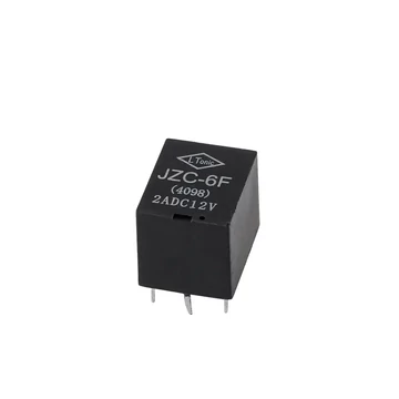 PRE0003 Nyákba forrasztható relé, 12V 2A 5PIN, JZC-6F (4098)