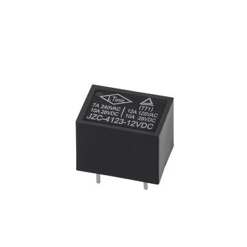 PRE0006 Nyákba forrasztható relé, 12V 15A 5PIN, JZC-4123
