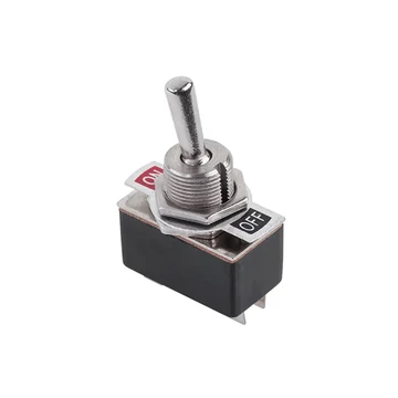 PRK0042 Billenőkapcsó kétállású ON-OFF, Fekete 250V-2A KN3-2