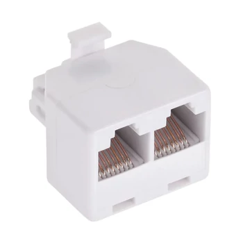 UTP elosztó, 1dugó - 2aljzat, RJ45