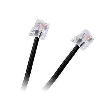 TEL0033A-20 Telefon vezeték 20m fekete