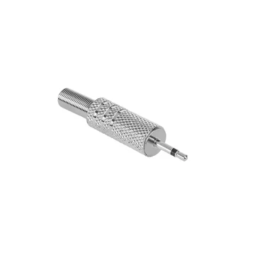 WTY0004 Forrasztható 2,5mm mono jack dugó vezetékre, fém