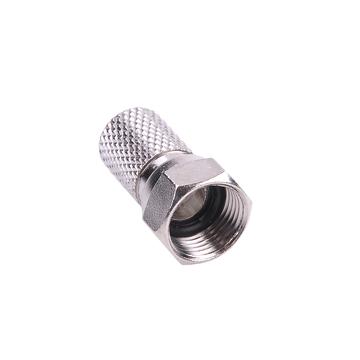 WTY0503  F csatlakozó koax kábelre, gumigyűrűs, 8,2mm