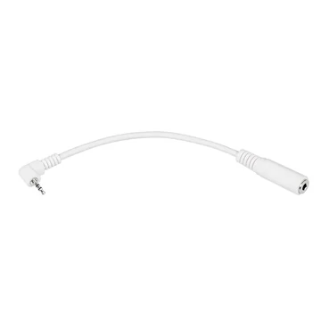 ZLA0580F 2,5mm jack dugó - 3,5mm jack aljzat átalakító, fehér színű