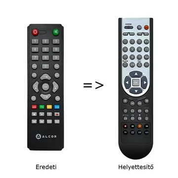 Alcor HDT-4400 beltéri egységhez távirányító, programozott