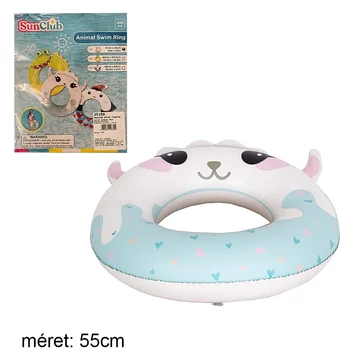 Állat figurás gyerek úszógumi alpaka 55cm Sunclub