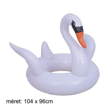 Állat figurás úszógumi hattyú 104x96cm Sunclub
