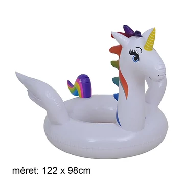 Állat figurás úszógumi unikornis 122x98cm Sunclub