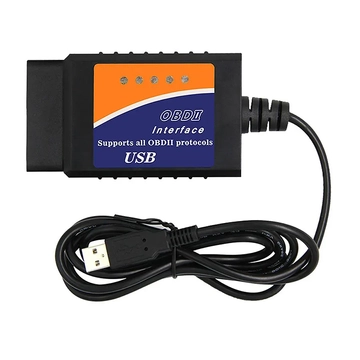 AUTO078A ELM327 OBD2 diagnosztikai kábel, USB