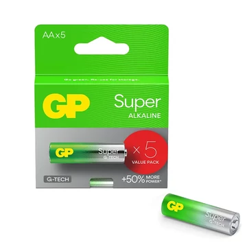 BAT-GP06 GP Super AA R06 Alkáli elem, 5db/bliszter