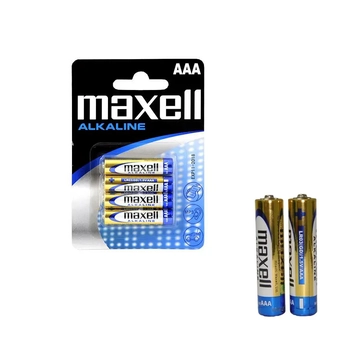 BAT-MX06 MAXELL AAA R03 alkáli elem, 4db/bliszter