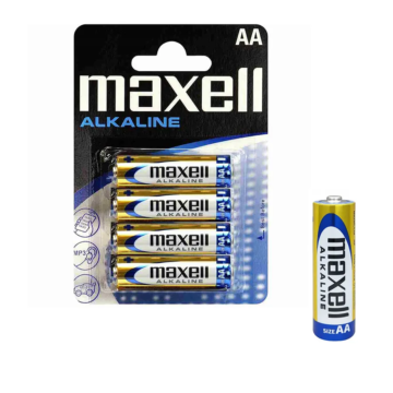 BAT-MX07 MAXELL AA R06 alkáli elem, 4db/bliszter