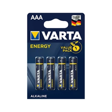 BAT0231 VARTA ENERGY AAA alkáli elem, R03 4db/bliszter