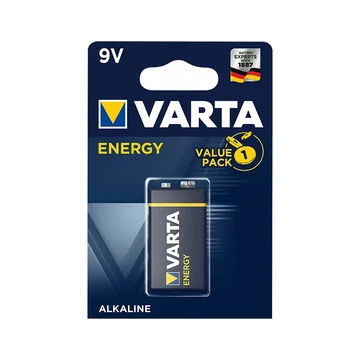 BAT0235 VARTA ENERGY 9V alkáli elem, 1db/bliszter