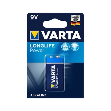 BAT0245 VARTA 9V alkáli elem, 1db/bliszter