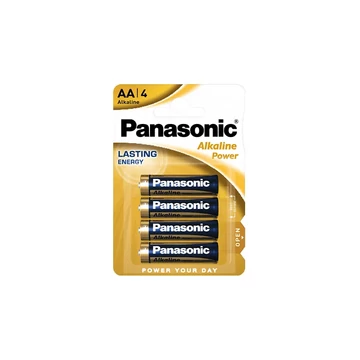 BAT0291 PANASONIC BRONZE AA alkáli elem, R06 4db/bliszter