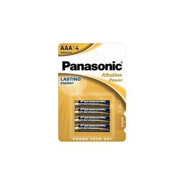 BAT0292 PANASONIC BRONZE AAA alkáli elem, R03 4db/bliszter