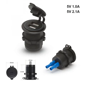 Beépíthető DUAL USB töltő 12-24V