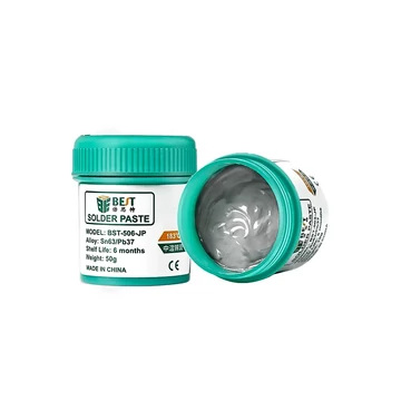 BST-506-JP Közepes hőmérsékletű, óntartalmú forrasztó paszta 50gr, Sn63/Pb37 183°C