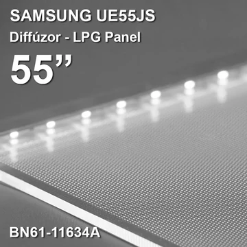Diffúzor panel Samsung 55coll LED TV-be, BN61-11634A, 1215x688x3mm