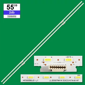 Edge háttérvilágítás Hisense 55coll 56LED 6V 2db/csomag (fehér)