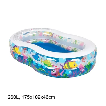 Felfújható gyerekmedence 175x109x46cm 260L Sunclub