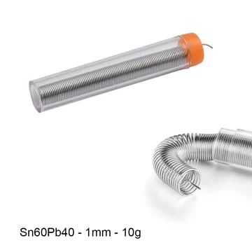 Forrasztó cin 1mm 10g Sn60Pb40