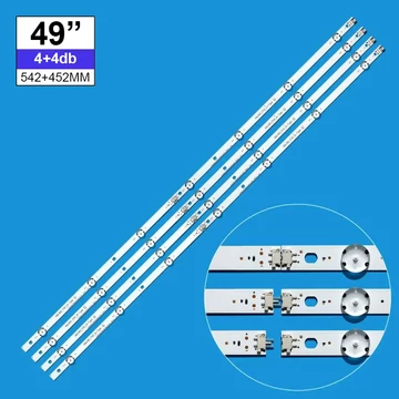 Háttérvilágítás LG 49coll 4+3LED 3V 8db/csomag 4A+4B