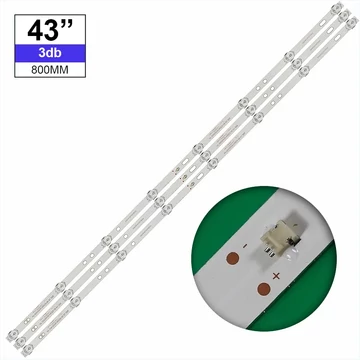 Háttérvilágítás Skytech 43coll 8LED 6V 3db/csomag