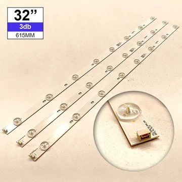 Háttérvilágítás TCL 32coll 8LED 3V 4C-LB320T-YHC 3db/csomag