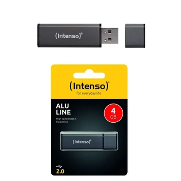 Intenso Alu-Line 4GB pendrive, ezüst színű