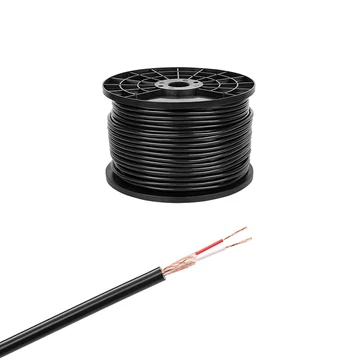 KAB0605A Mikrofonkábel stereo fekete 6mm