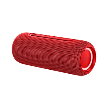 KM0565 Krüger&Matz Street Bluetooth hangszóró, RGB LED, piros színű 20W