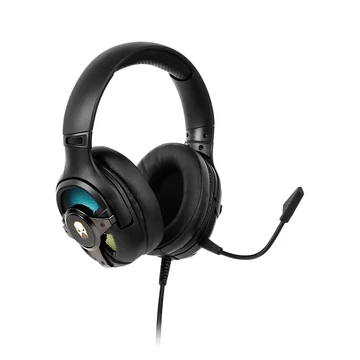 KM0660 Krüger&amp;Matz Warrior GH-100 PRO GAMER fejhallgató, fekete színű, RGB