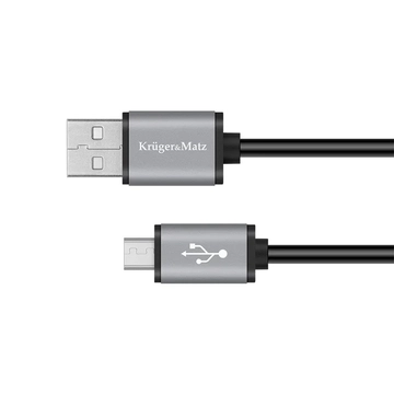 KM1234 Krüger&Matz USB - Micro USB kábel, 0,2m