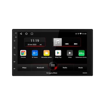 KM2010 Krüger&amp;Matz 2DIN autórádió 7coll, GPS, Wi-Fi, Bluetooth, Android 12