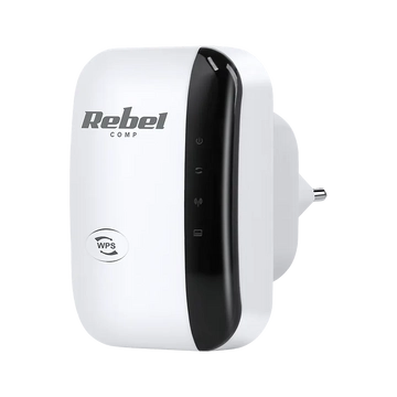 KOM1030 Wi-Fi erősítő, 300Mbps, RJ45 csatlakozással, REBEL