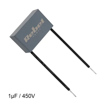 Kondenzátor villanymotorhoz 1uF/450V vezetékes MKSP-8