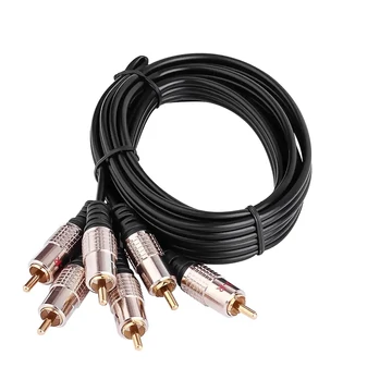 KPO 1004-1,5 3RCA - 3RCA kábel,aranyozott fém csatlakozóval 1,5m PREMIUM