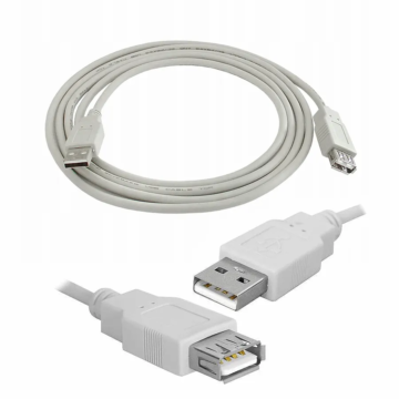 KPO2783-1,5 USB hosszabbító kábel, USB dugó - USB aljzat, 1,5m