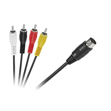 KPO2796-1,8 DIN - 4RCA kábel 1,8m